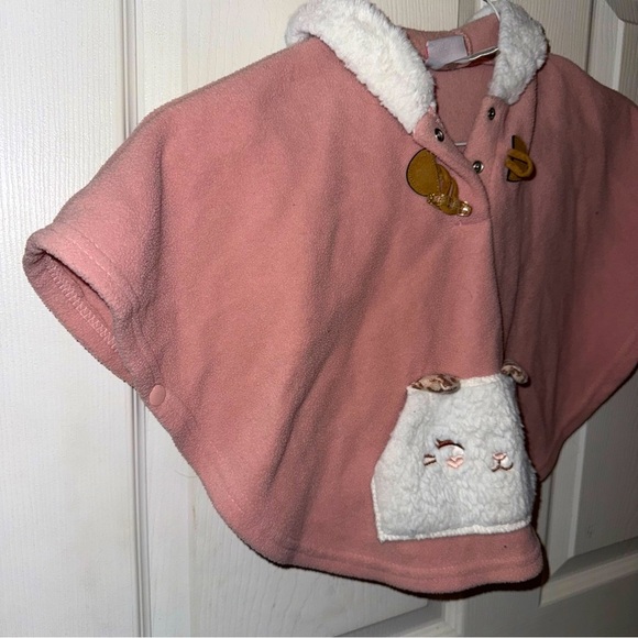 2T Little Lass Winter Poncho - Picture 2 of 6